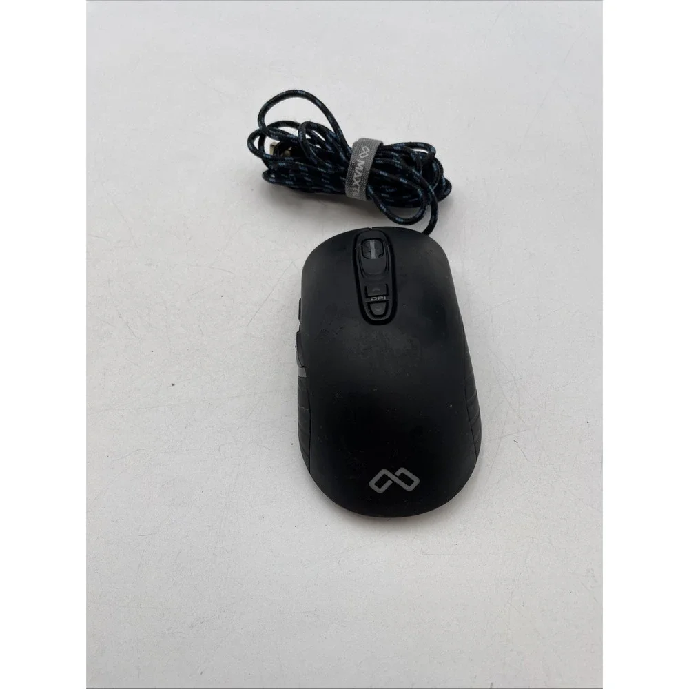 MAXTILL TRON G10 Black Rubber Gaming Mouse Wired